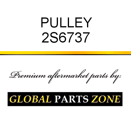 PULLEY 2S6737