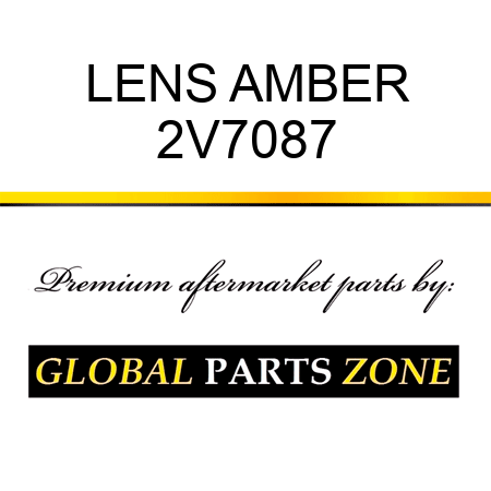 LENS AMBER 2V7087