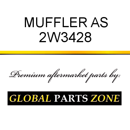 MUFFLER AS 2W3428