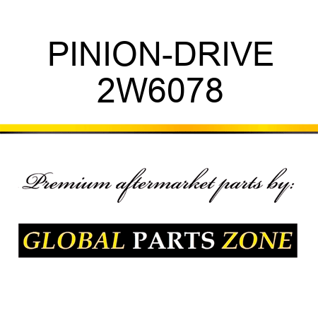PINION-DRIVE 2W6078