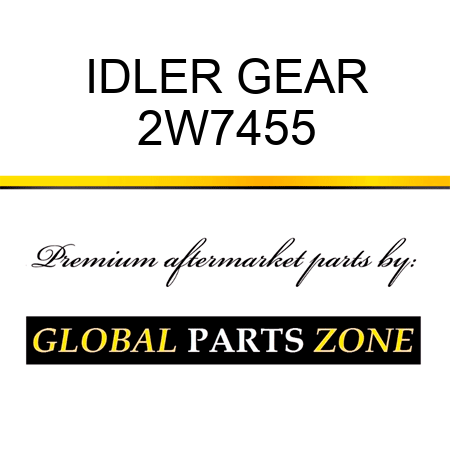 IDLER GEAR 2W7455