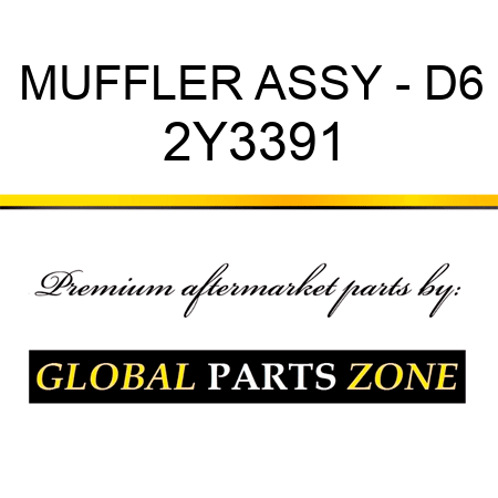 MUFFLER ASSY - D6 2Y3391