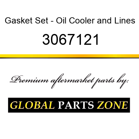 Gasket Set - Oil Cooler&Lines 3067121