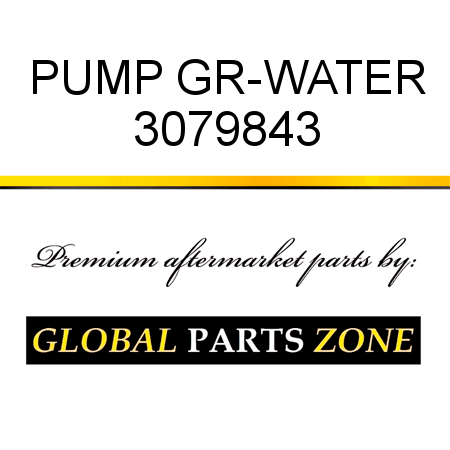 PUMP GR-WATER 3079843