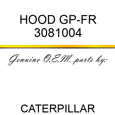 HOOD GP-FR 3081004