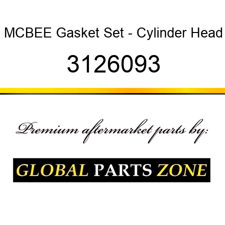 MCBEE Gasket Set - Cylinder Head 3126093