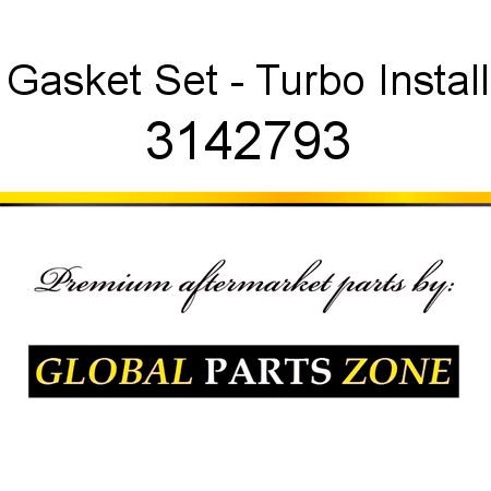 Gasket Set - Turbo Install 3142793
