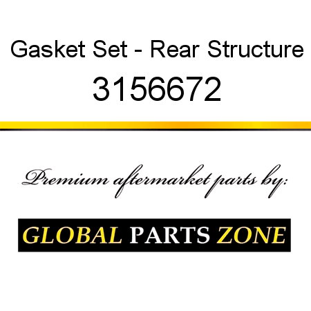 Gasket Set - Rear Structure 3156672