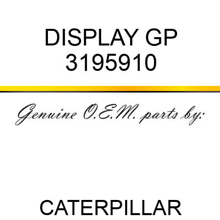 DISPLAY GP 3195910