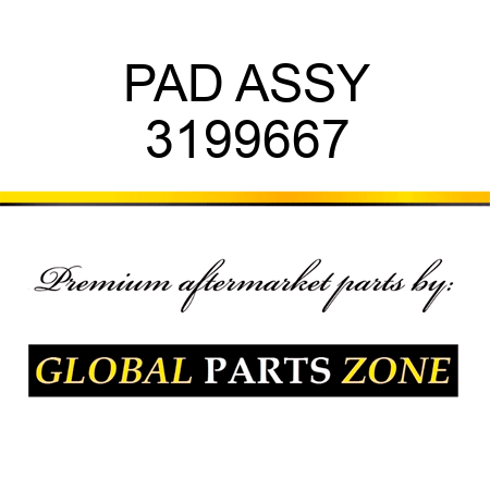 PAD ASSY 3199667