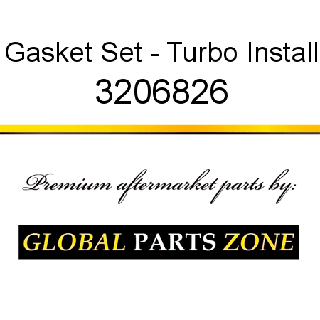 Gasket Set - Turbo Install 3206826