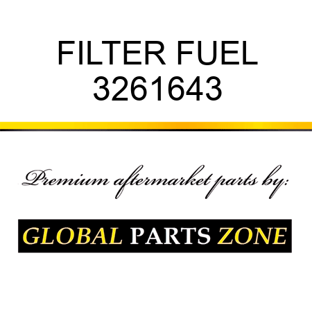 FILTER, FUEL 3261643