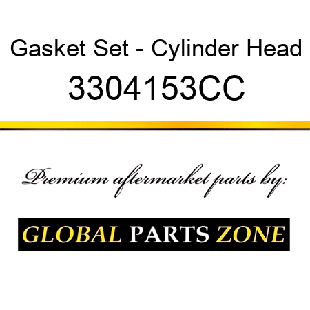 Gasket Set - Cylinder Head 3304153CC