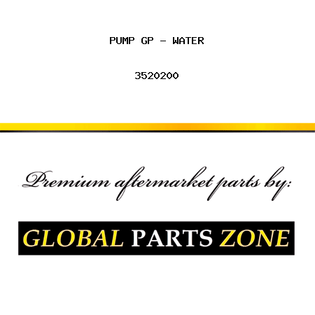 PUMP GP - WATER 3520200