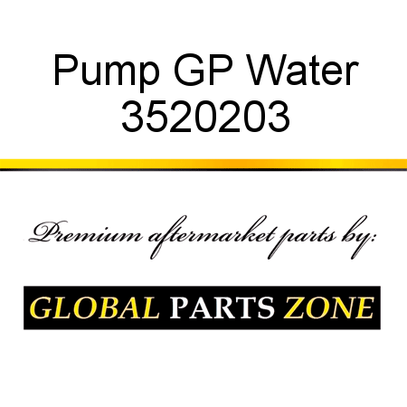 Pump GP Water 3520203