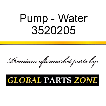Pump - Water 3520205