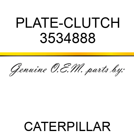 PLATE-CLUTCH 3534888
