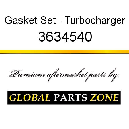 Gasket Set - Turbocharger 3634540