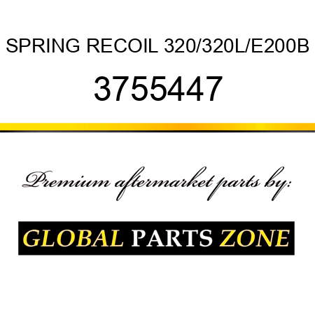 SPRING RECOIL 320/320L/E200B 3755447
