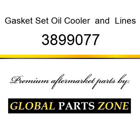 Gasket Set, Oil Cooler & Lines 3899077