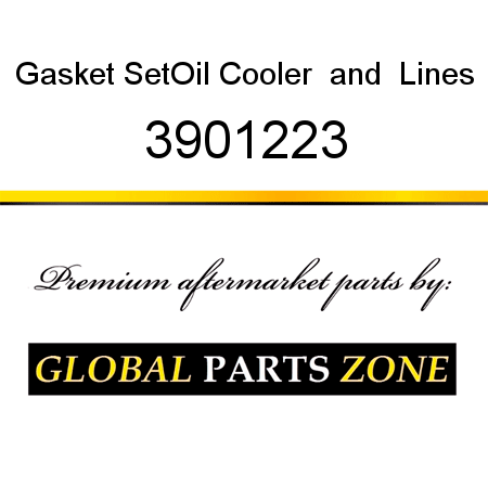 Gasket Set,Oil Cooler & Lines 3901223