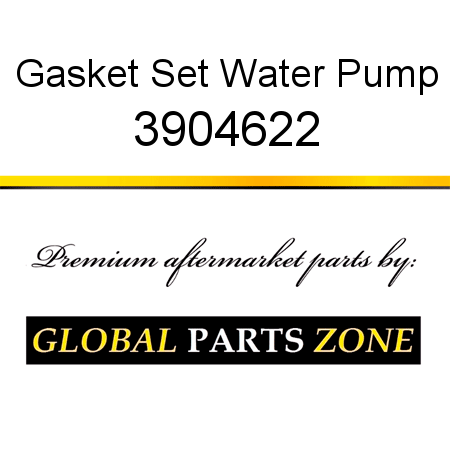 Gasket Set, Water Pump 3904622