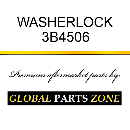 WASHER,LOCK 3B4506