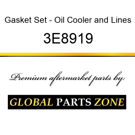 Gasket Set - Oil Cooler&Lines 3E8919