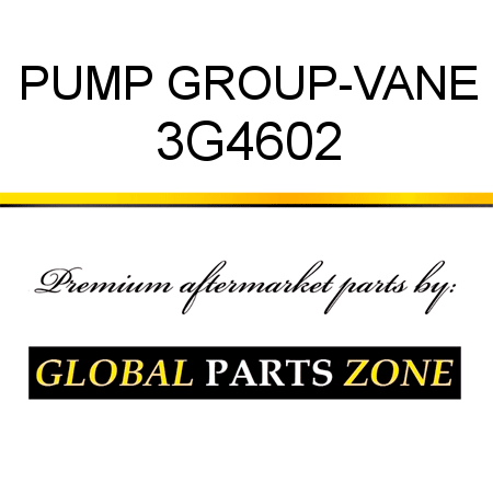 PUMP GROUP-VANE 3G4602