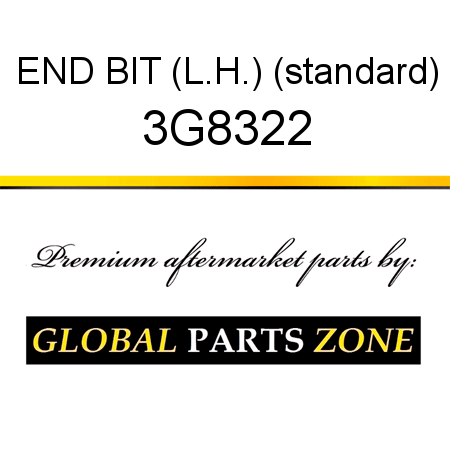 END BIT (L.H.) (standard) 3G8322