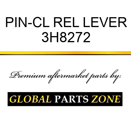 PIN-CL REL LEVER 3H8272