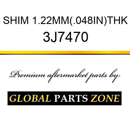 SHIM 1.22MM(.048IN)THK 3J7470