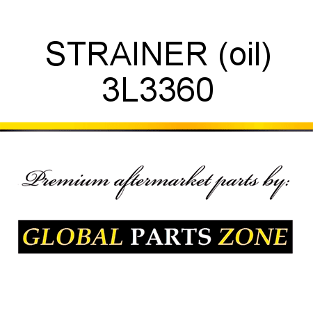 STRAINER (oil) 3L3360