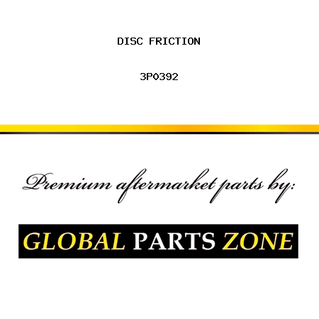 DISC FRICTION 3P0392