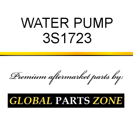 WATER PUMP 3S1723