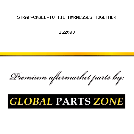 STRAP-CABLE-TO TIE HARNESSES TOGETHER 3S2093
