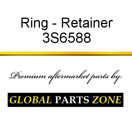 Ring - Retainer 3S6588