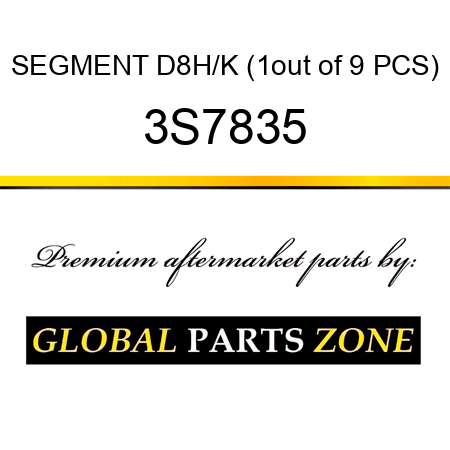 SEGMENT D8H/K (1out of 9 PCS) 3S7835