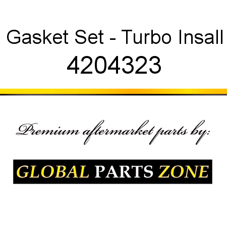 Gasket Set - Turbo Insall 4204323