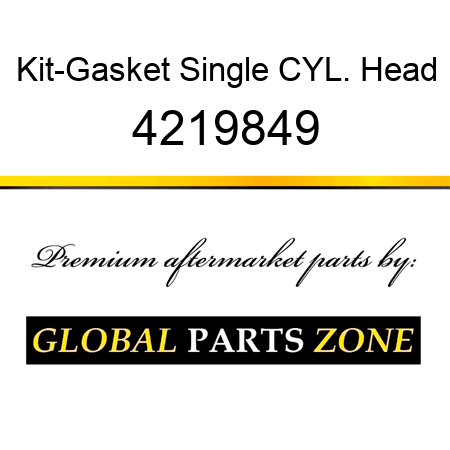 Kit-Gasket Single CYL. Head 4219849