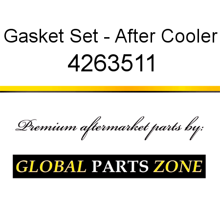 Gasket Set - After Cooler 4263511