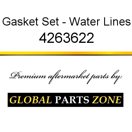 Gasket Set - Water Lines 4263622