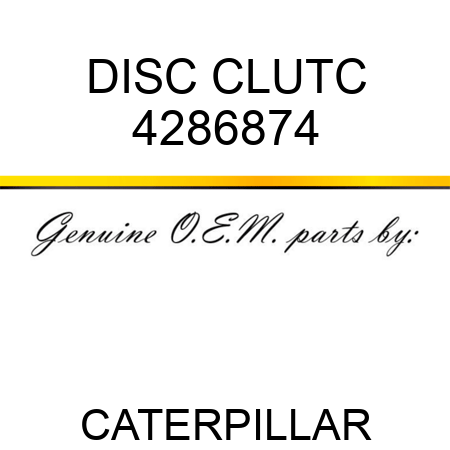 DISC CLUTC 4286874