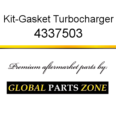 Kit-Gasket, Turbocharger 4337503
