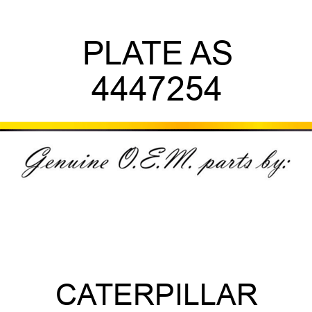 PLATE AS 4447254