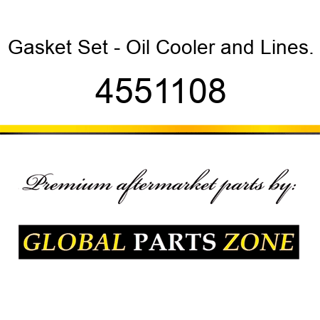 Gasket Set - Oil Cooler&Lines. 4551108