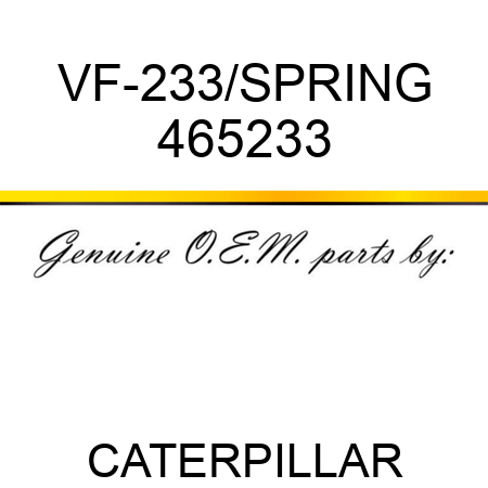 VF-233/SPRING 465233