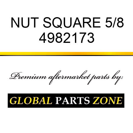 NUT SQUARE 5/8 4982173
