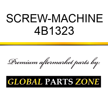 SCREW-MACHINE 4B1323
