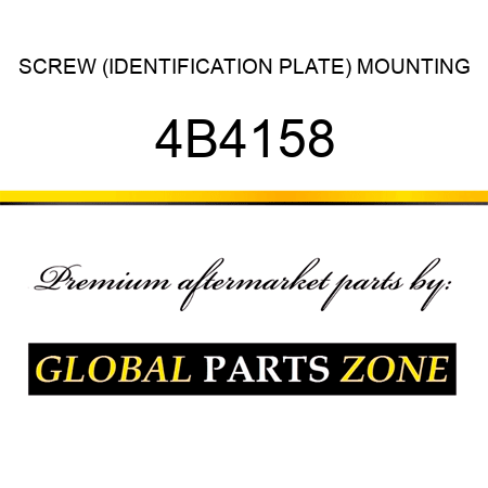 SCREW (IDENTIFICATION PLATE) MOUNTING 4B4158